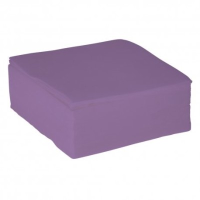 Serviettes ouate point à point 38x38 cm lavande x1200 | Global Hygiène