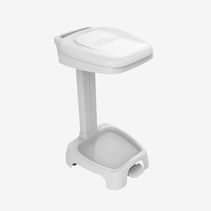 SUPPORT SAC 120 L COUVERCLE BLANC