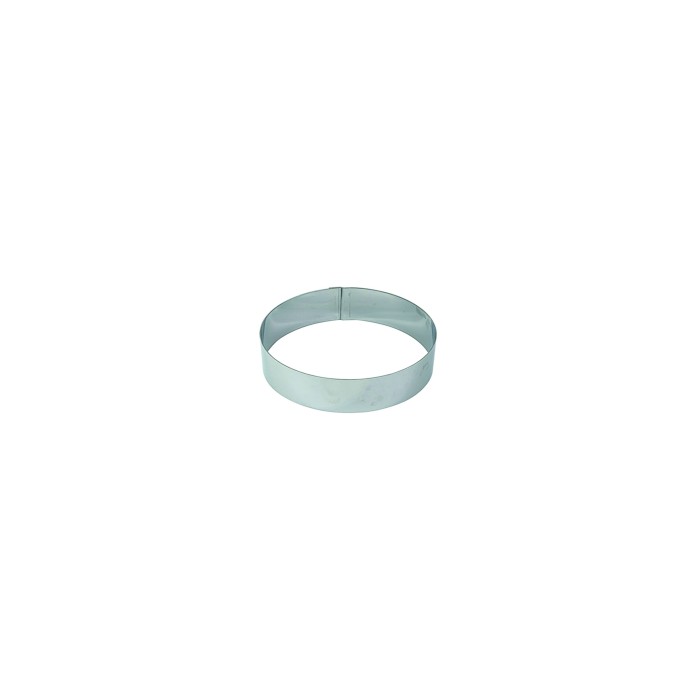 CERCLE À MOUSSE INOX DIAMÈTRE 80x45 MM