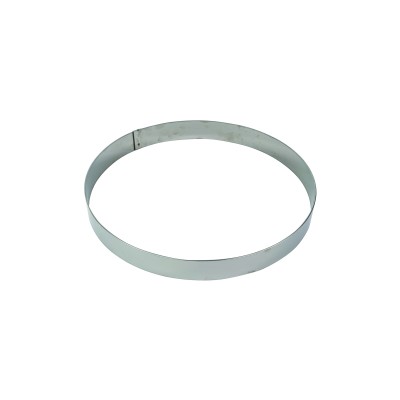 CERCLE À MOUSSE INOX DIAMÈTRE 200x45 MM
