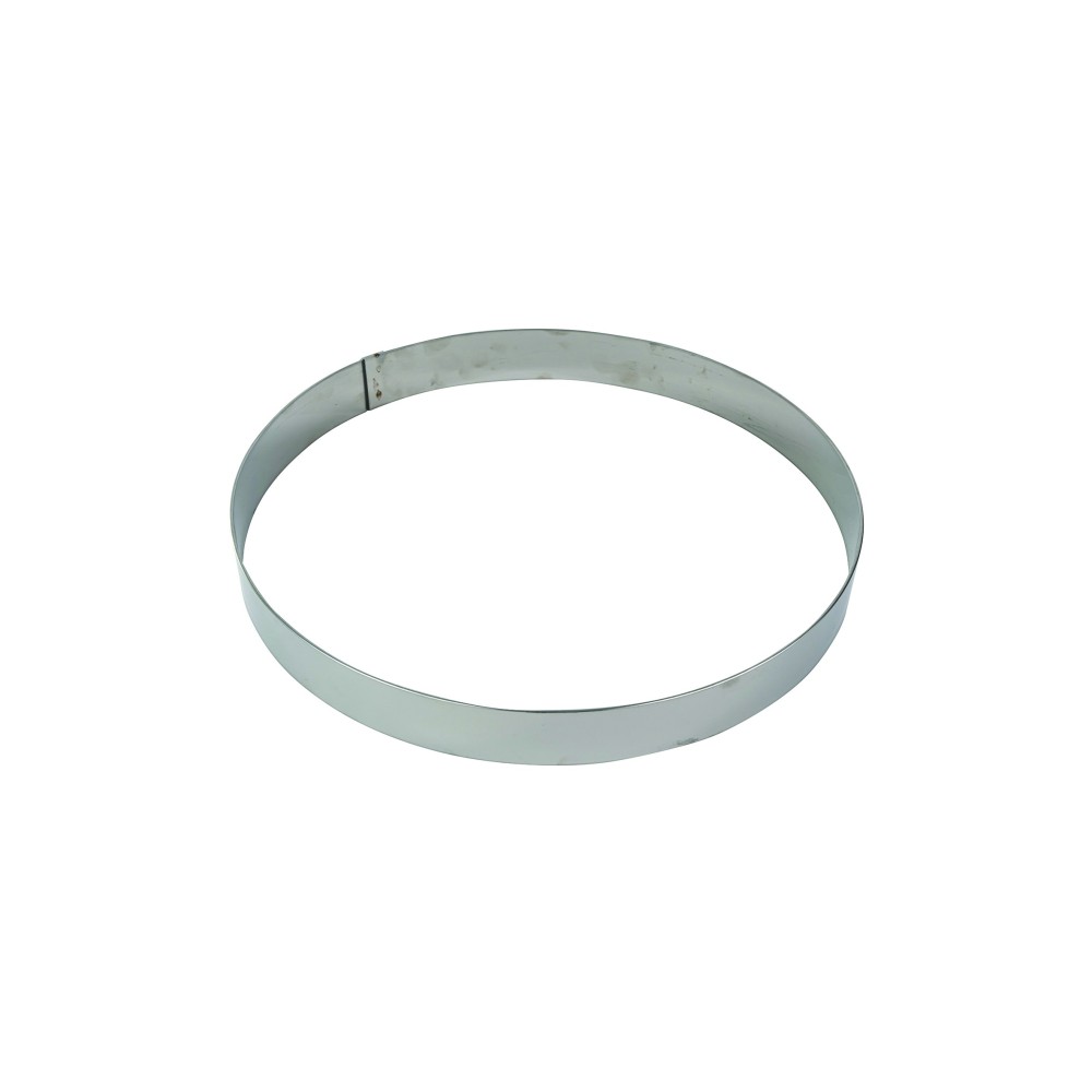 CERCLE À MOUSSE INOX DIAMÈTRE 200x45 MM