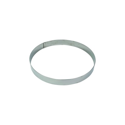 CERCLE À MOUSSE INOX DIAMÈTRE 180x45 MM