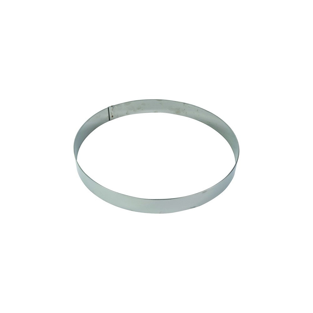 CERCLE À MOUSSE INOX DIAMÈTRE 180x45 MM