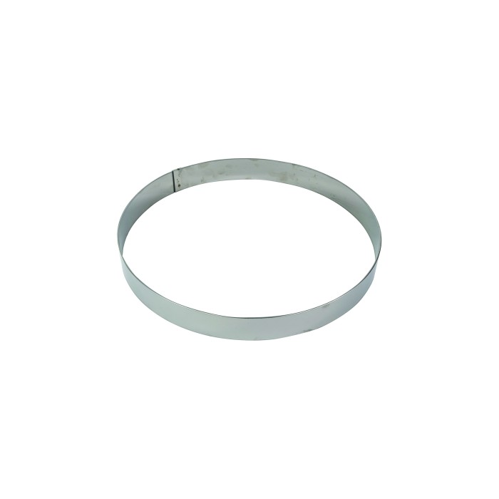 CERCLE À MOUSSE INOX DIAMÈTRE 180x45 MM