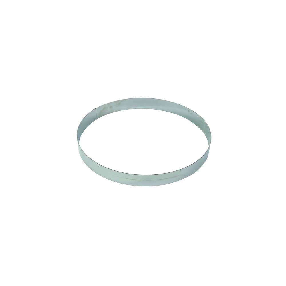 CERCLE À MOUSSE INOX DIAMÈTRE 160x45 MM