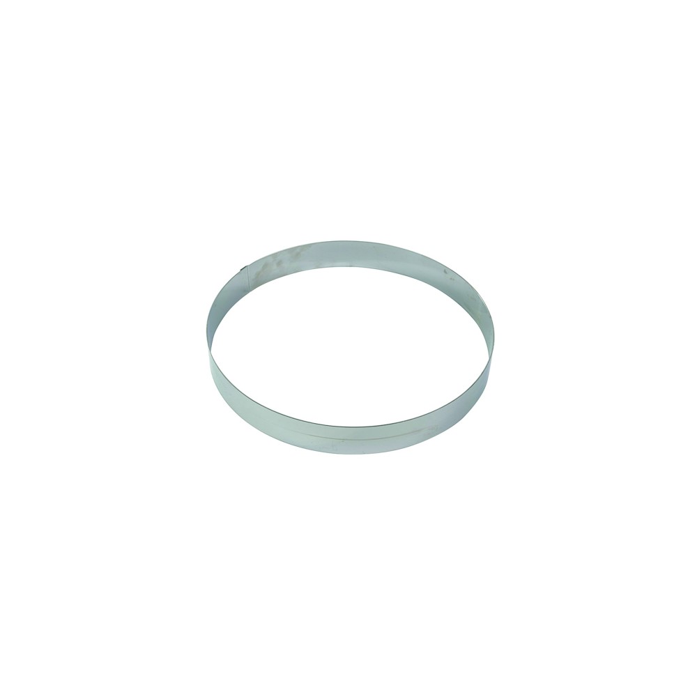 CERCLE À MOUSSE INOX DIAMÈTRE 140x45 MM