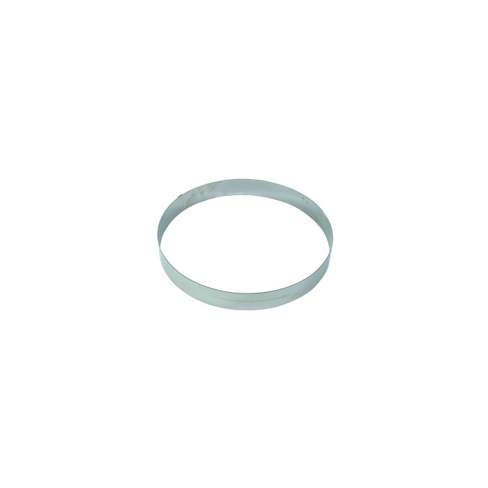 CERCLE À MOUSSE INOX DIAMÈTRE 120x45 MM