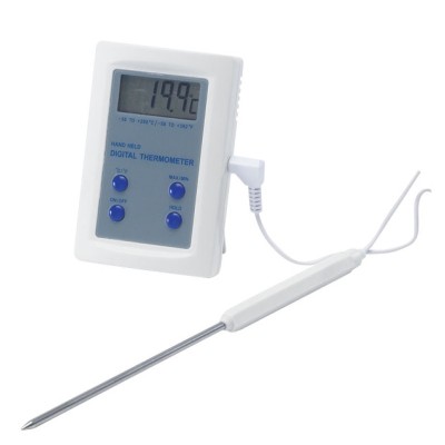 Thermomètre digital sonde perçante -40 à +300°C ALLA – Précision cuisine pro