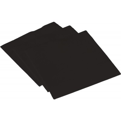 Serviettes ouate point à point 38x38 cm noires x1200 | Global Hygiène