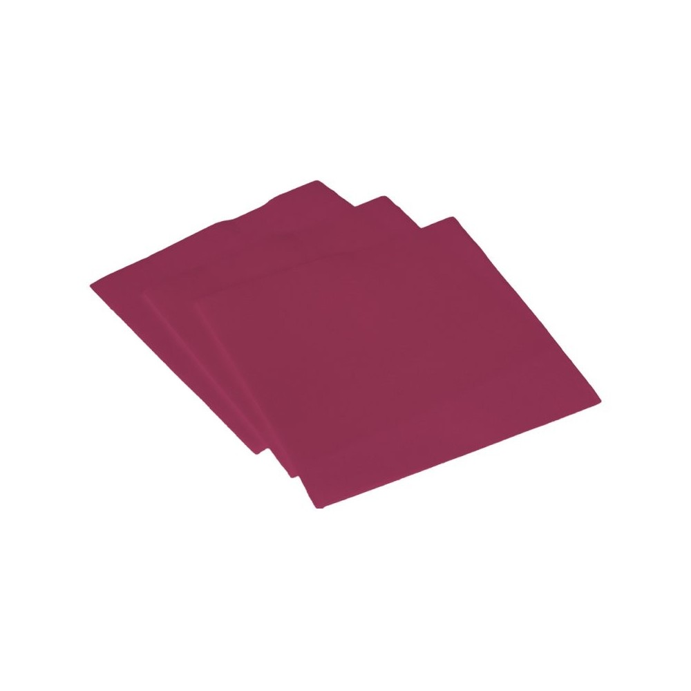 Serviettes ouate point à point 38x38 cm aubergine x1200 | Global Hygiène