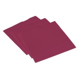 Serviettes ouate point à point 38x38 cm aubergine x1200 | Global Hygiène