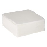 SERVIETTE OUATE POINT A POINT 38X38 BLANCHE X1200