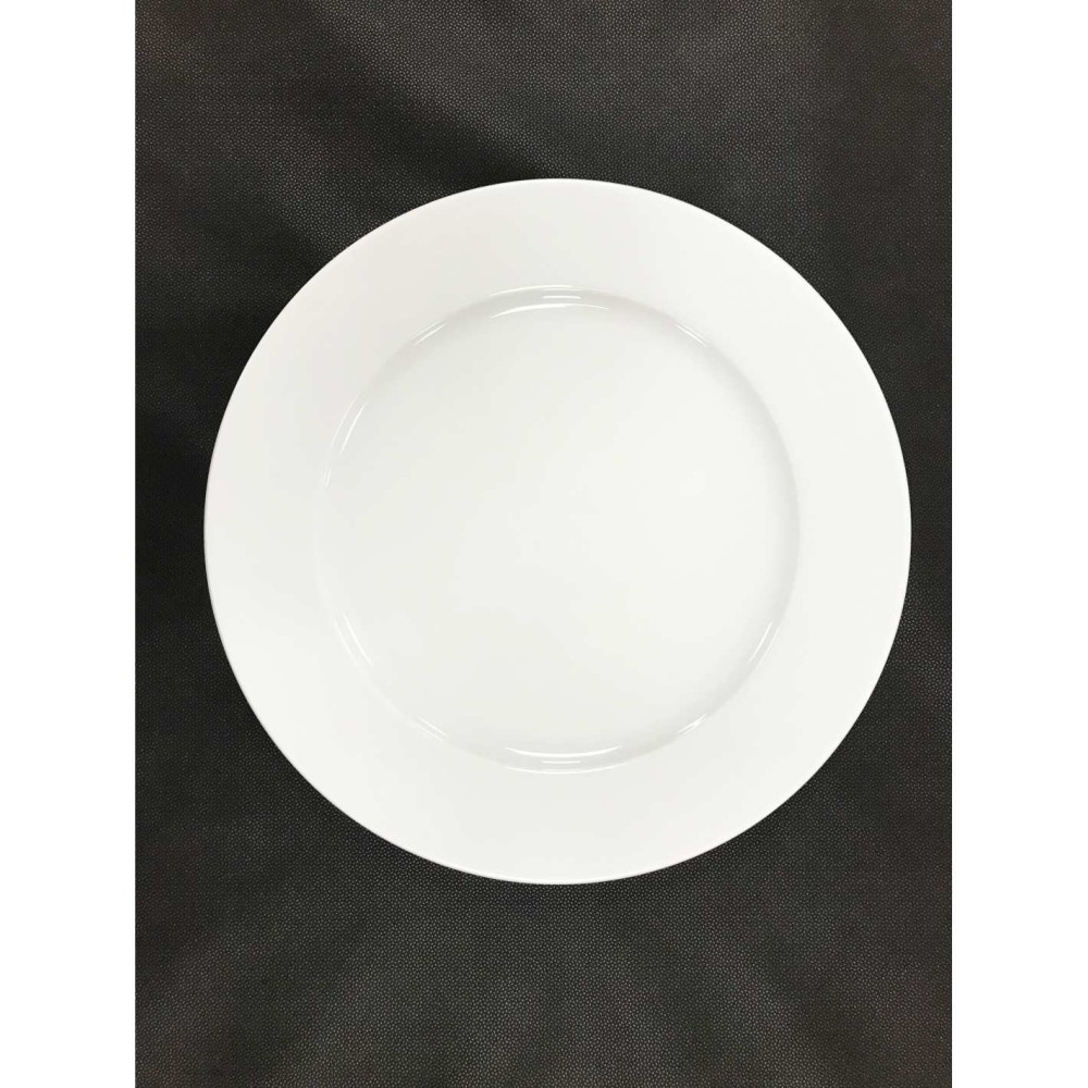 6 SMART ASSIETTES PLATES BLANCHE DIAMETRE 23CM