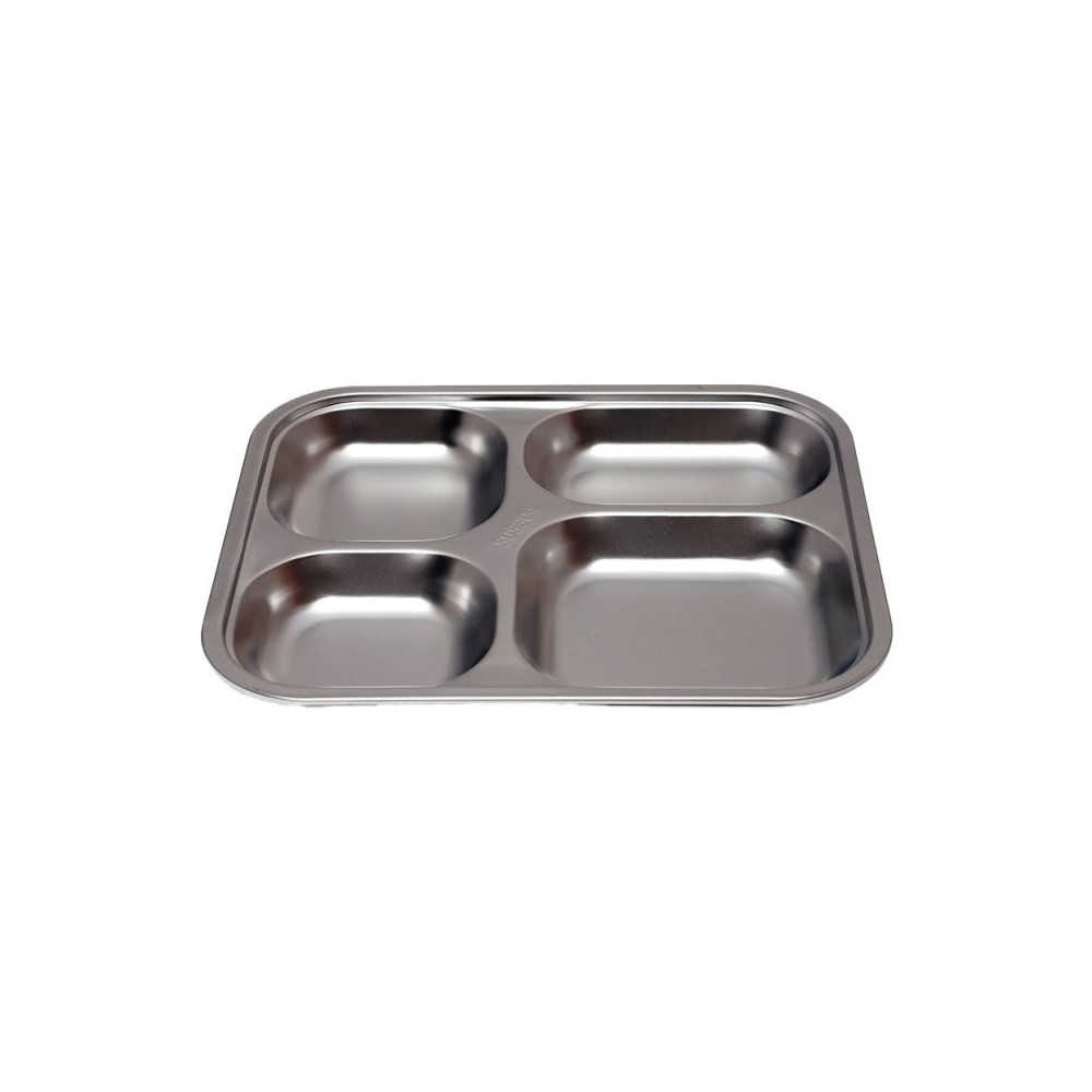 COUVERCLE POUR PLATEAU INOX 4 COMPARTIMENTS