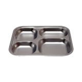 COUVERCLE POUR PLATEAU INOX 4 COMPARTIMENTS