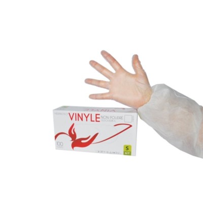 BOITE DE 100 GANTS VINYLE NON POUDRES- TAILLE XL