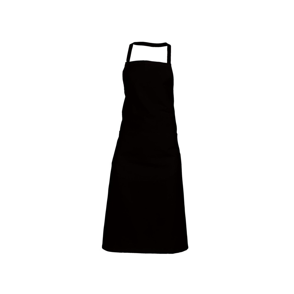 Tablier Valet noir  avec Poche DEREN | Tablier Professionnel Restauration