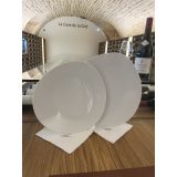 Assiette Porcelaine Ø31 cm French Riviera DIGOIN | Grande Assiette