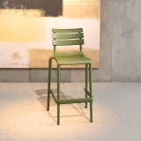TABOURET HELEN BAR 75 OLIVE GREEN