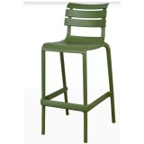 TABOURET HELEN BAR 75 OLIVE GREEN