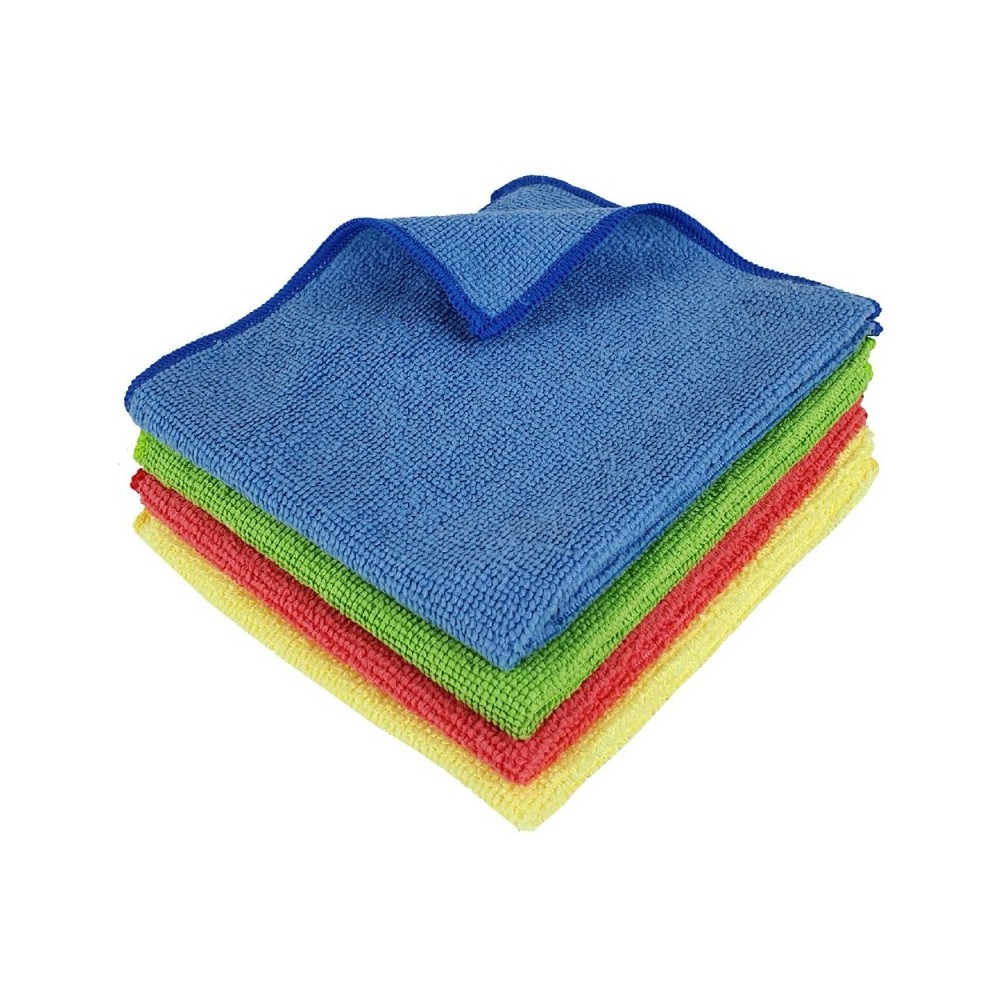 LAVETTE MICROFIBRE ECOLINE 32X36 VERTE EN LOT X5