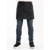 Tablier Chef Cavy Black Apron W90 x L40 cm Chaud Devant | Tablier Professionnel