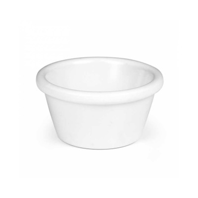 RAMEQUINS EN MELAMINE BLANC - 5,5 CL