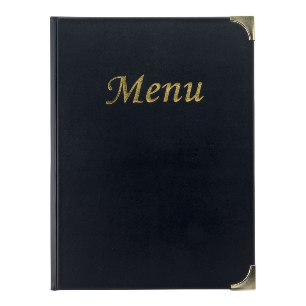BASIC PROTEGE-MENUS A4 NOIR
