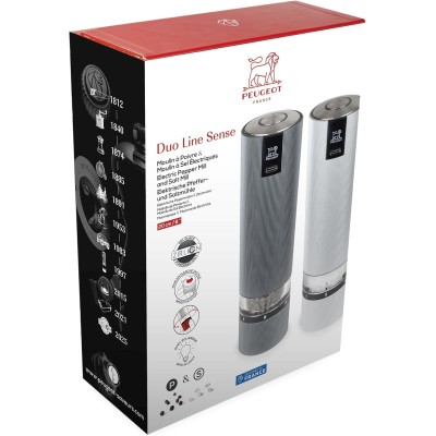 DUO MOULIN POIVRE ET SEL Z ELECTRIQUE U SELECT ALU 20CM