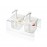 SET DE 2 DISTRIBUTEURS SAUCES GN1/6 TRANSPARENT