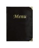BASIC PROTEGE-MENUS A4 NOIR