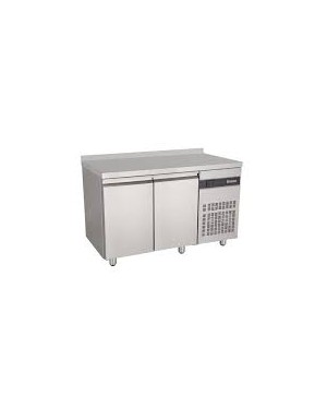 Table gastronorme GN1/1 - Dessus inox avec dosseret - Froid ventilé 0 à +10°C - PNR99A - 270 L - 2 portes - 1345x700x870 mm -