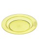 Assiette 1/2 creuse diamétre18 couleur jaune