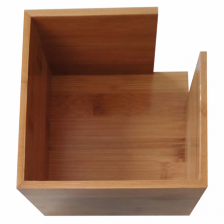 PORTE SERVIETTE BAMBOU 13.5X13.5