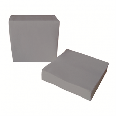 SERVIETTES OUATE POINT A POINT 38X38 GRIS BETON