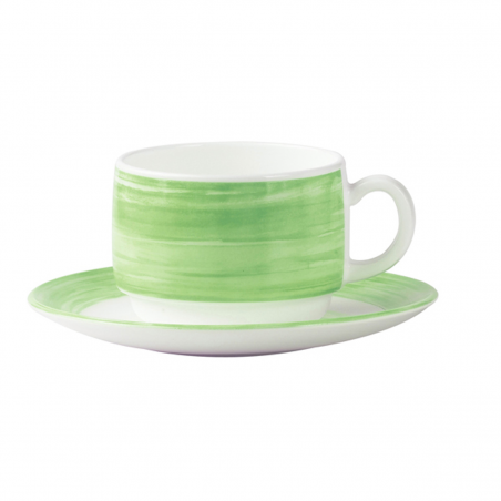 12 SOUS TASSES  14CM VERT