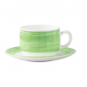 12 SOUS TASSES  14CM VERT