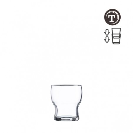 12 GOBELETS STACK 18CL-7.1X7.9CM