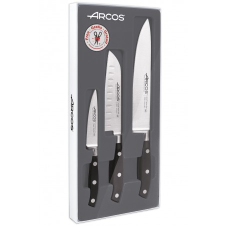 COFFRET 3 CTX DE CUISINE FORGES ( 100, 150, 180 MM) - RIVIERA