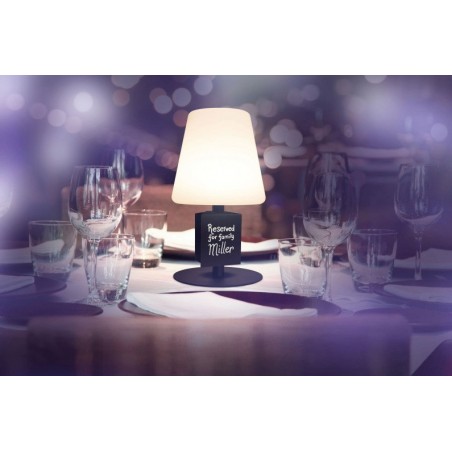 LAMPE DE TABLE AVEC ARDOISE