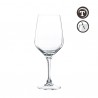 6 VERRES A PIEDS PLATINE 44CL