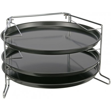 SUPPORT AVEC PLAQUES A PIZZAS