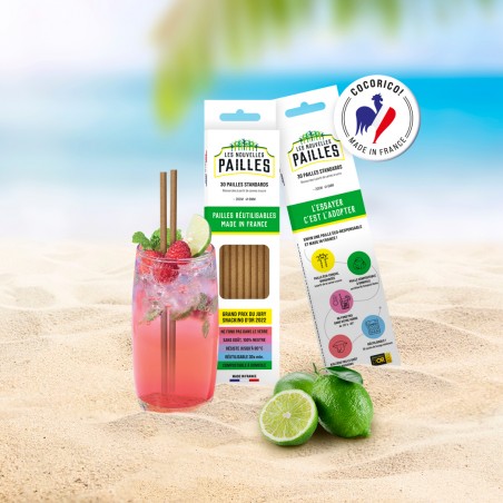 LA STANDARD 21CMS X 6MM - PAILLE ISSUE DE LA CANNE A SUCREX500