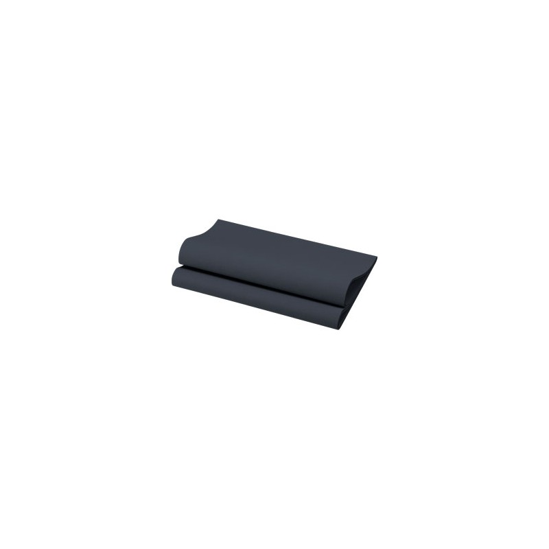 SERVIETTES DUNISOFT/BIO 40X40CM NOIRES X360