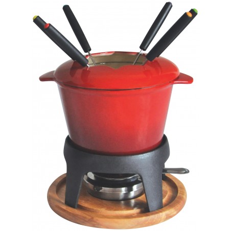 SERVICE A FONDUE FONTE EMAILLEE D17 CM
