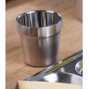 12 GOBELETS EMPILABLES INOX 18 CL