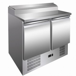 Saladette Compacte Positive 2 Portes 257 L | Saladette Réfrigérée Professionnelle