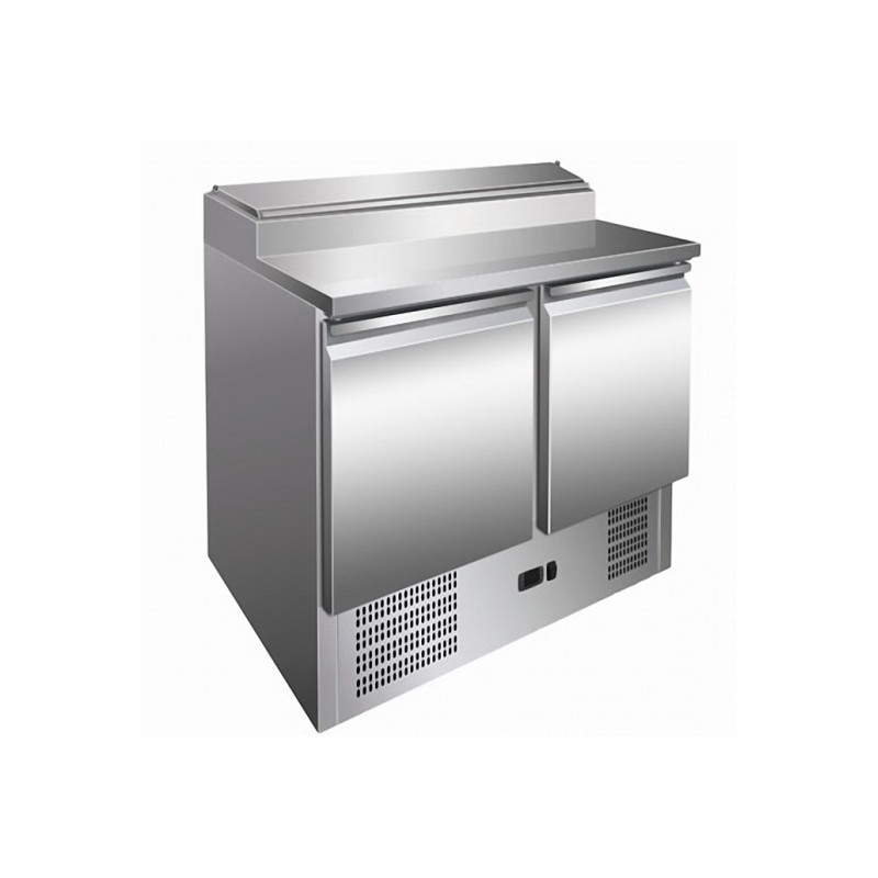 Saladette Compacte Positive 2 Portes 257 L | Saladette Réfrigérée Professionnelle