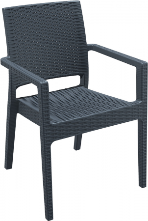 FAUTEUIL IBIZA GRIS FONCE