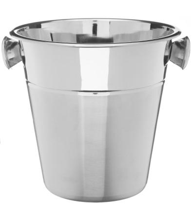 SEAU A  CHAMPAGNE INOX DOUBLE FINITION